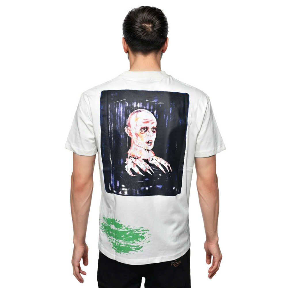 Amiri X Wes Lang Blood Printed White T-shirt-1