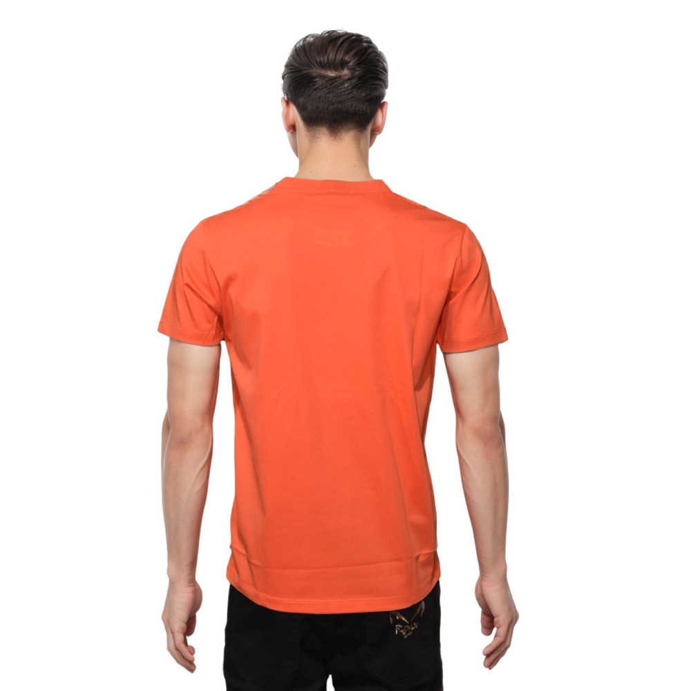 Hermes Paris Orange Round Neck Premium T-shirt-thumb-1