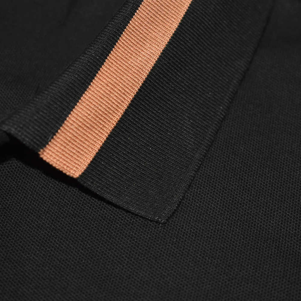 Dior Printed Black Premium Quality Polo T-shirt-thumb-4