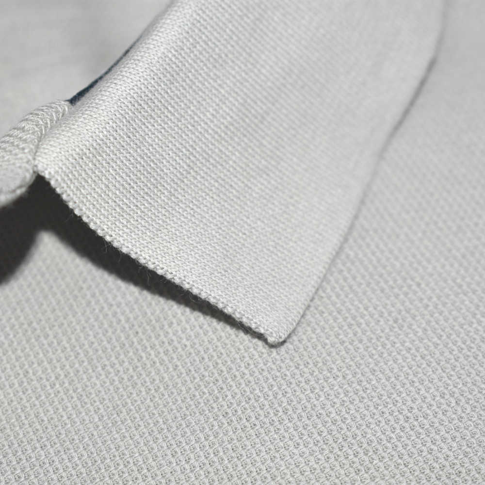 Moncler Logo-patch on Sleeve Grey Premium Polo T-shirt-3