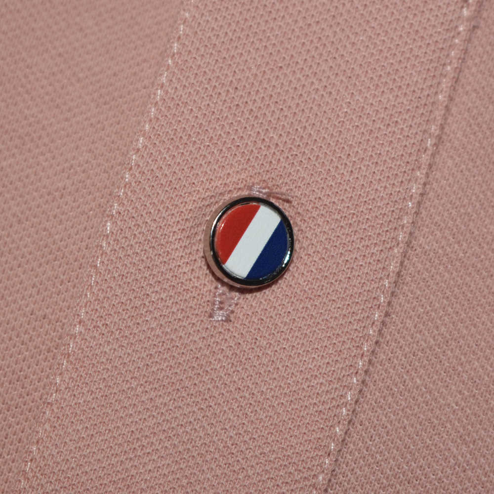 Moncler Embroidered logo Pink Premium T-shirt-thumb-5