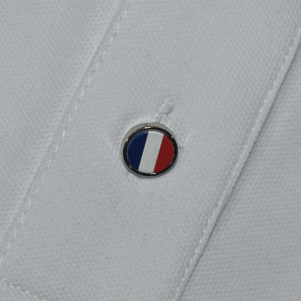 Moncler Embroidered logo White Premium T-shirt-5