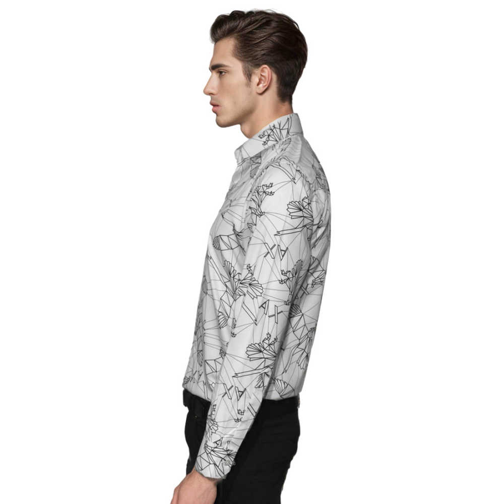 Armani Exchange Eagle Print White Premium Shirt-2