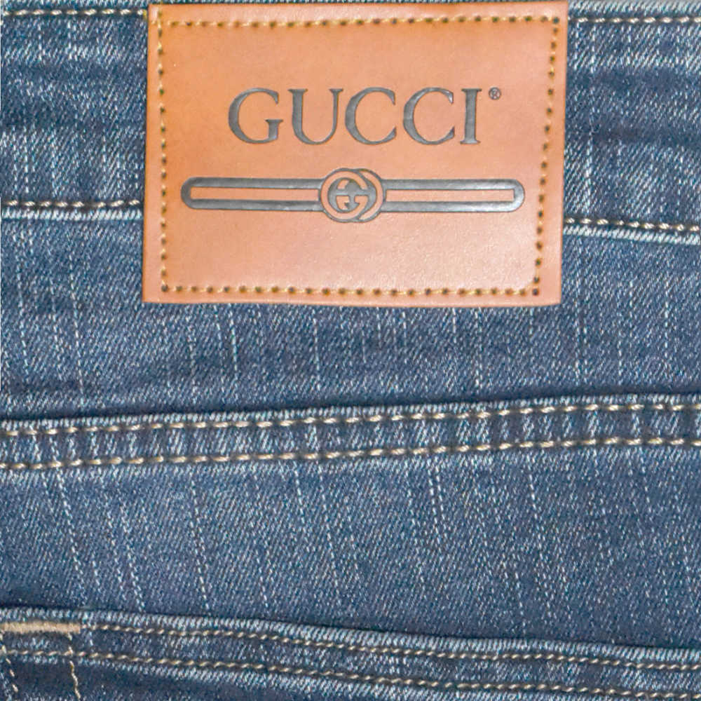 Gucci Light Blue Premium Quality Denim Jeans-4