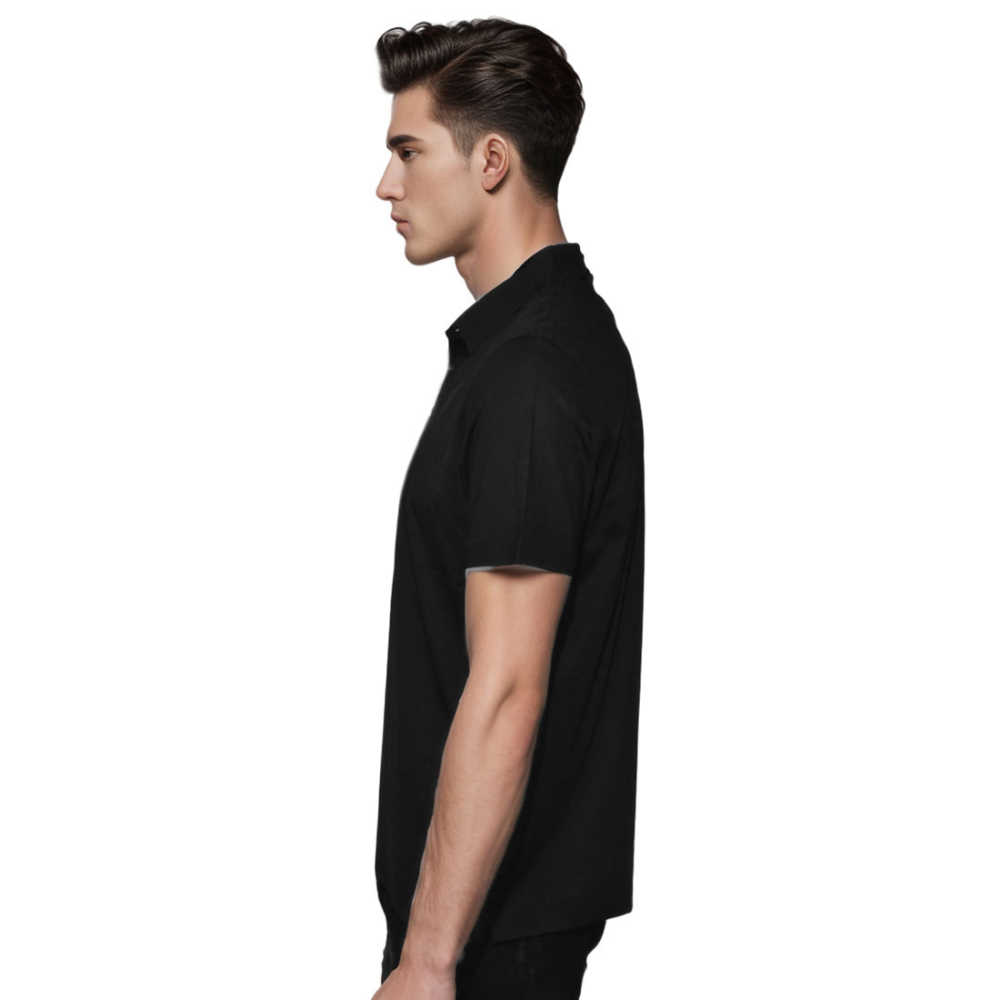 Giorgio Armani Black Premium Quality Polo Tees-2