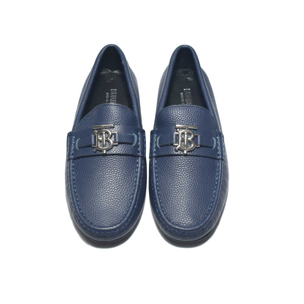 Burberry Blue Premium Quality Loafers-3