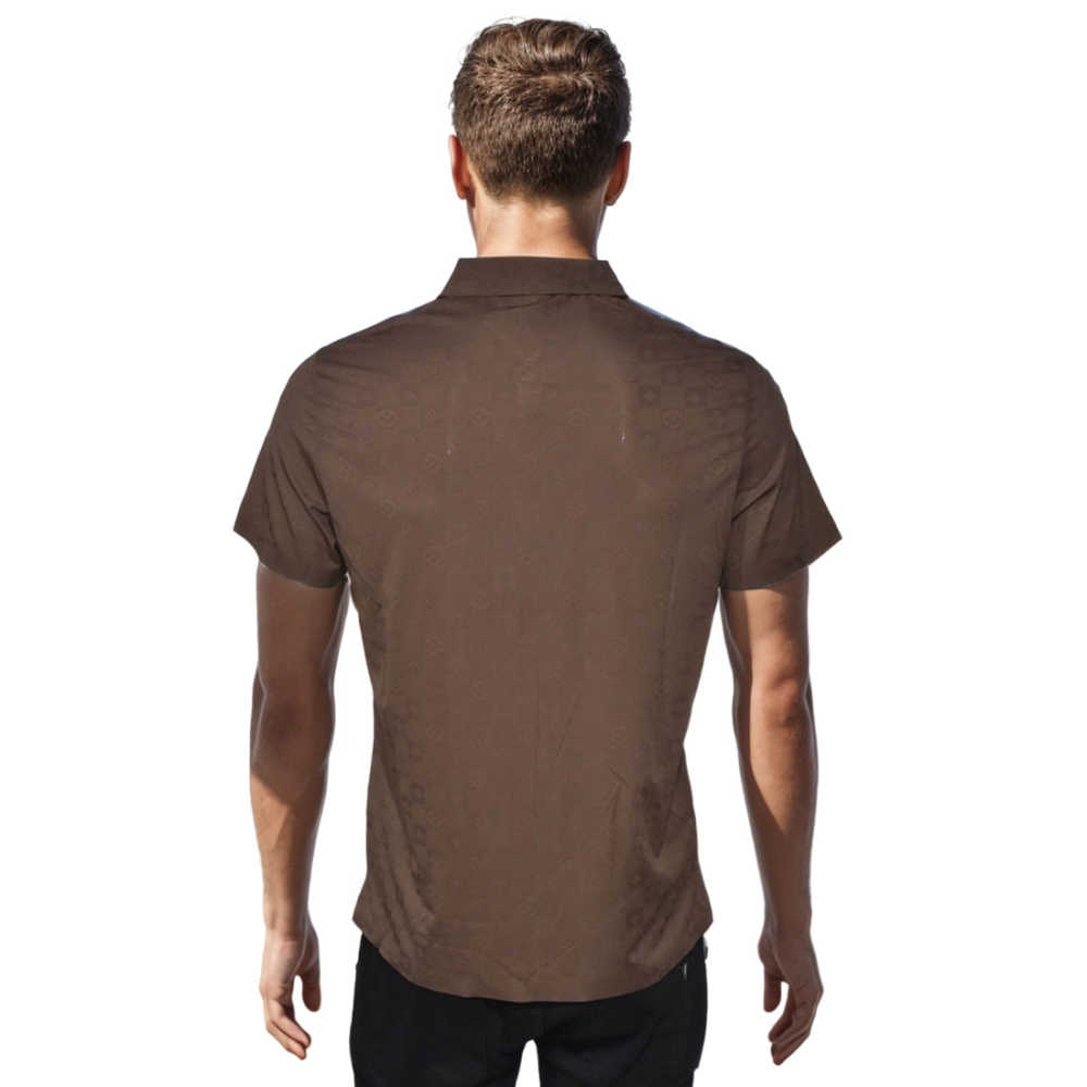 Louis Vuitton Monogram Brown Premium T-shirt-thumb-1