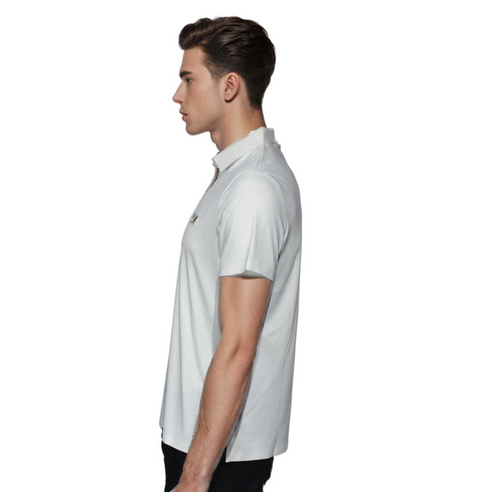 Burberry Embossed logo White Premium T-shirt-2