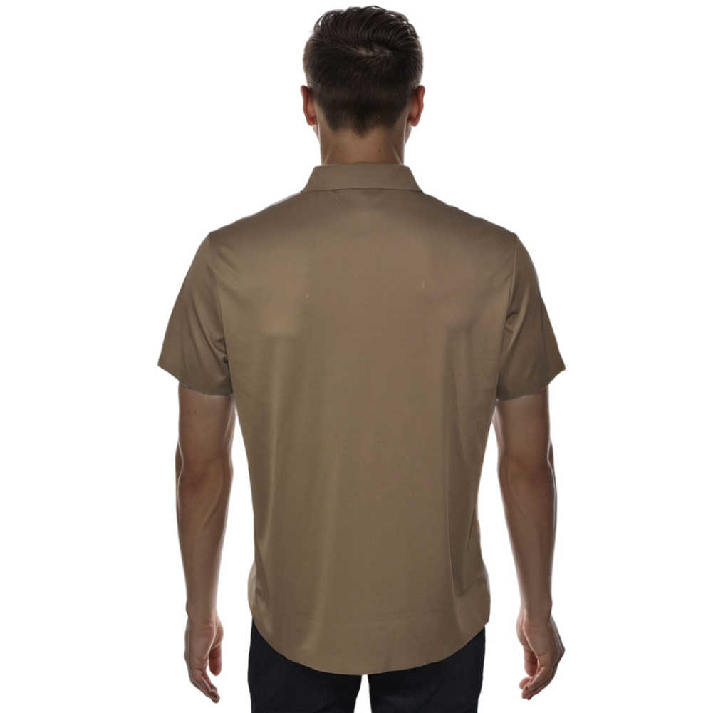 Burberry Embossed logo Brown Premium T-shirt-thumb-1