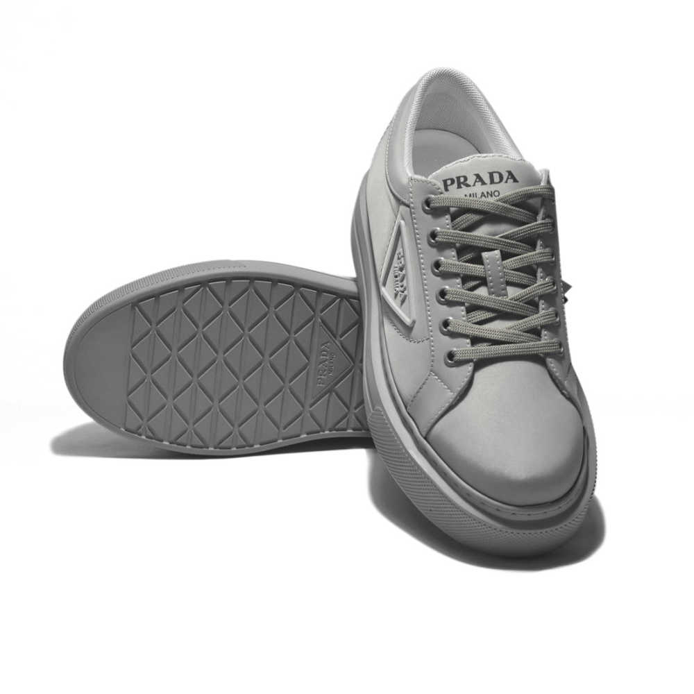 Prada Grey Premium Luxury Sneakers-5