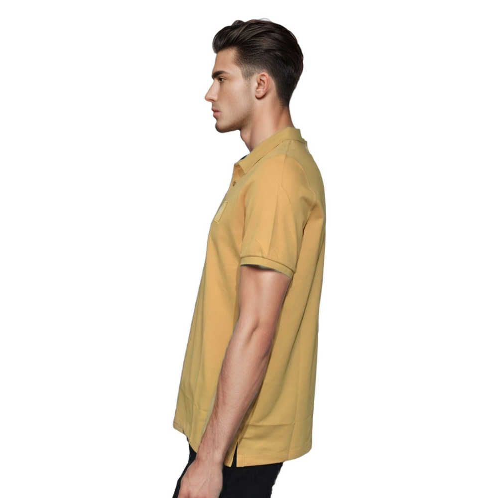 Hermes Paris Yellow Premium Luxury Polo T-shirt-2