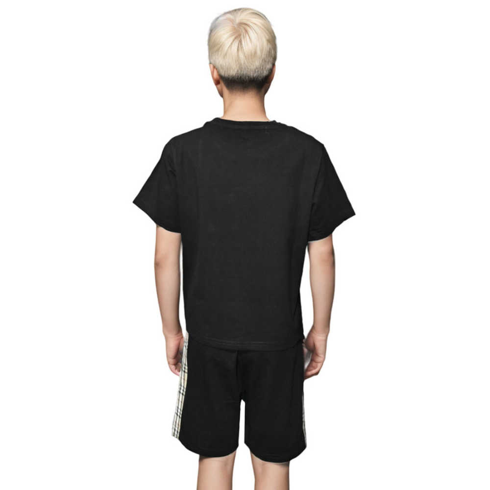 Burberry Black Premium Quality Kids Luxury Co-ord Set-1