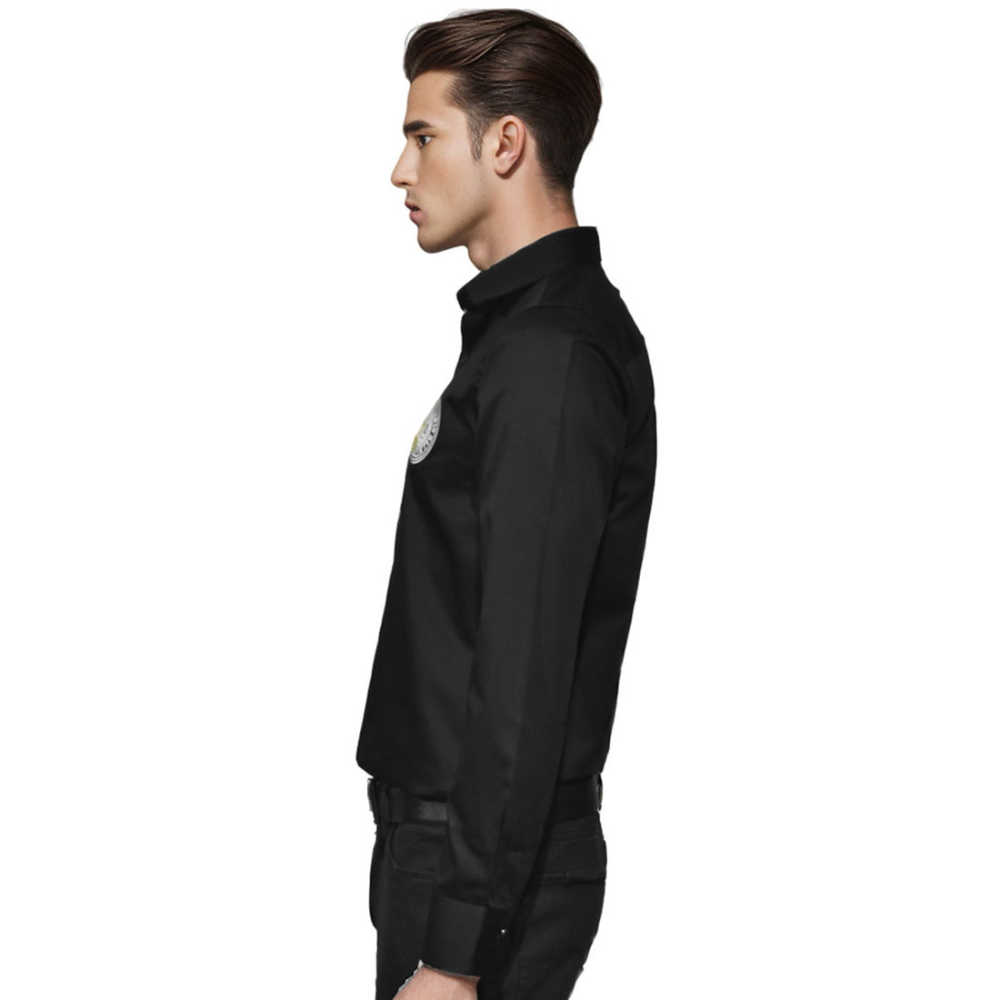 Balmain Paris Embroidered logo Black Premium Shirt-2