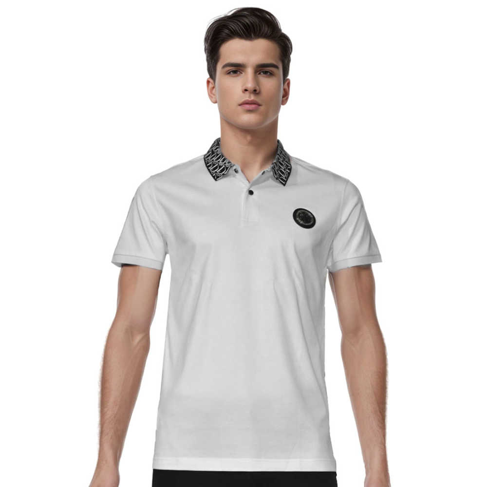 Dior White Premium Quality Polo Tees-thumb-0