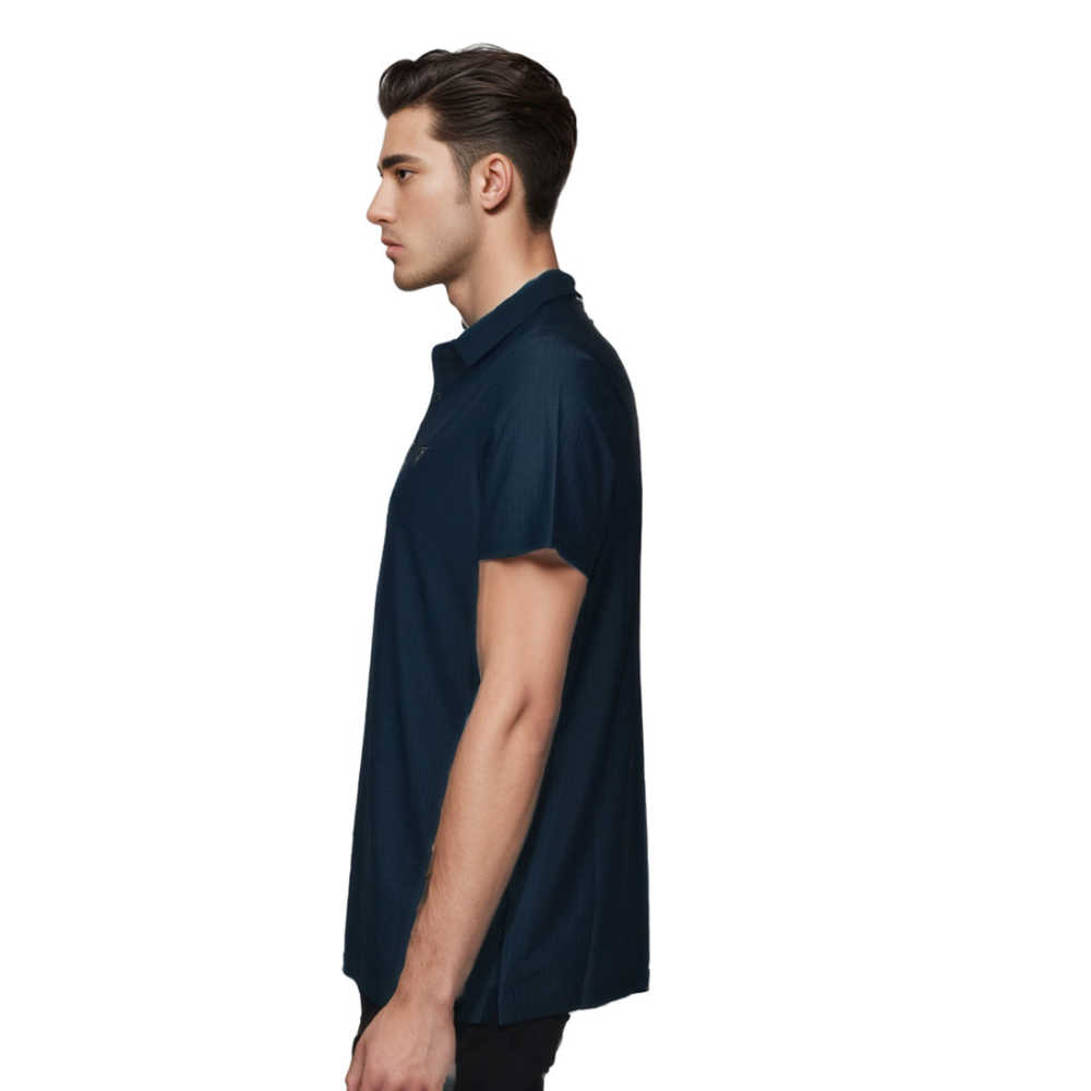 Prada Blue Premium Quality Polo T-shirt-2