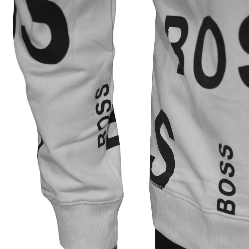 BOSS White Premium Quality Hoodie-thumb-3