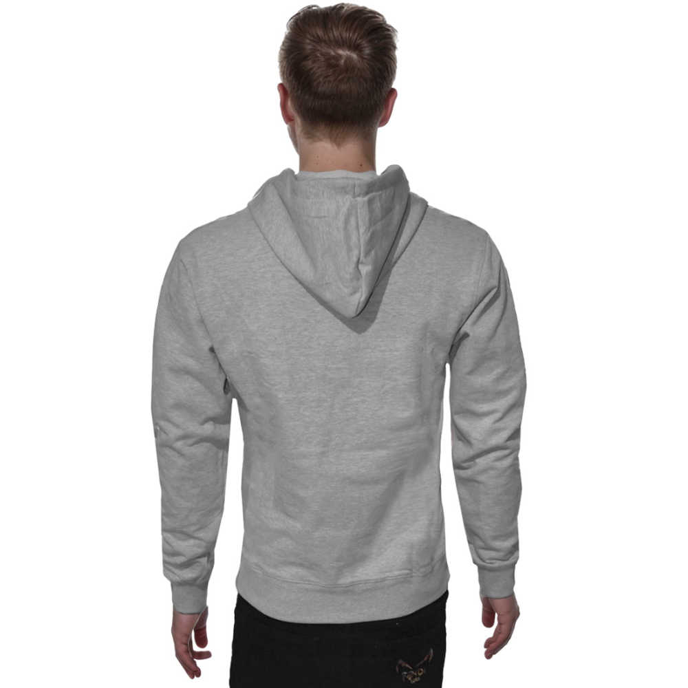 BOSS Grey Premium Quality Hoodie-thumb-1
