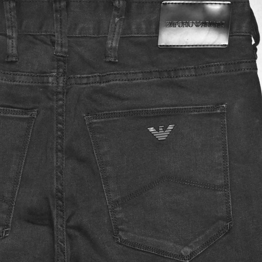 Emporio Armani Black Premium Quality Jeans-thumb-3