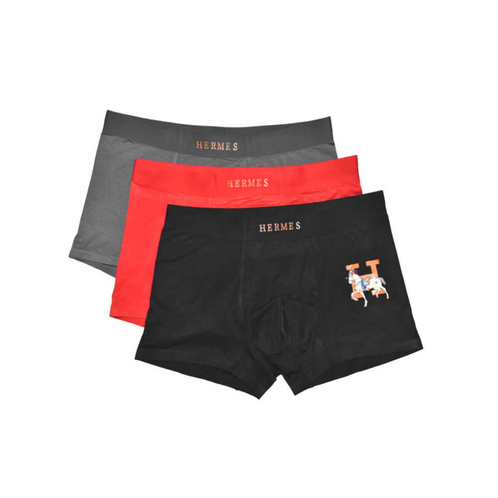 Hermes Paris logo Print Premium Quality Underwear