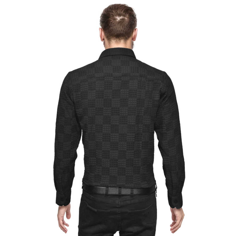 Prada Black Premium Luxury Cotton Shirt-thumb-1