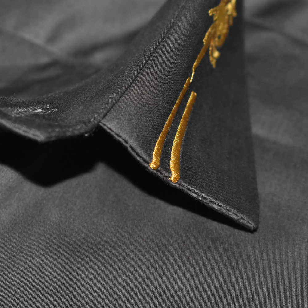 Dior Spider Embroidery Print Grey Premium Shirt-thumb-4