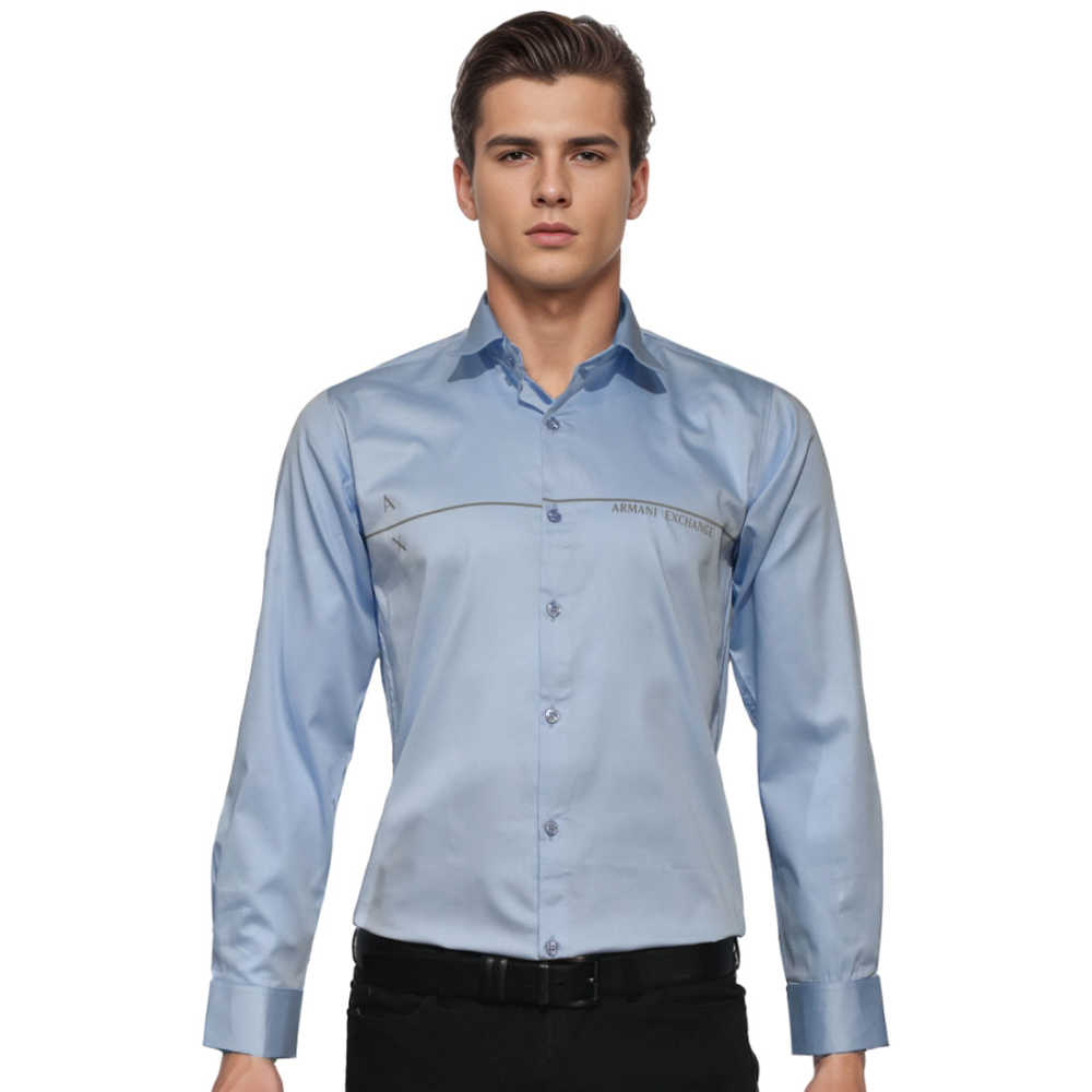 Armani Exchange Sky Blue Premium Shirt