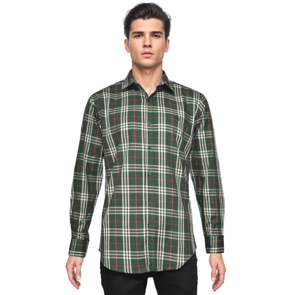 Burberry Green Premium Quality Shirt-thumb-6