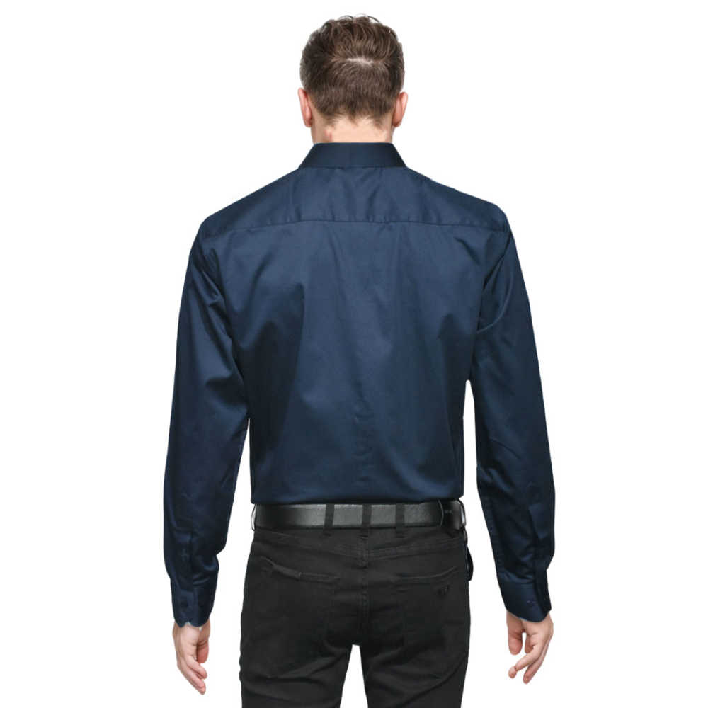 Emporio Armani Navy Blue Premium Quality Shirt-thumb-2