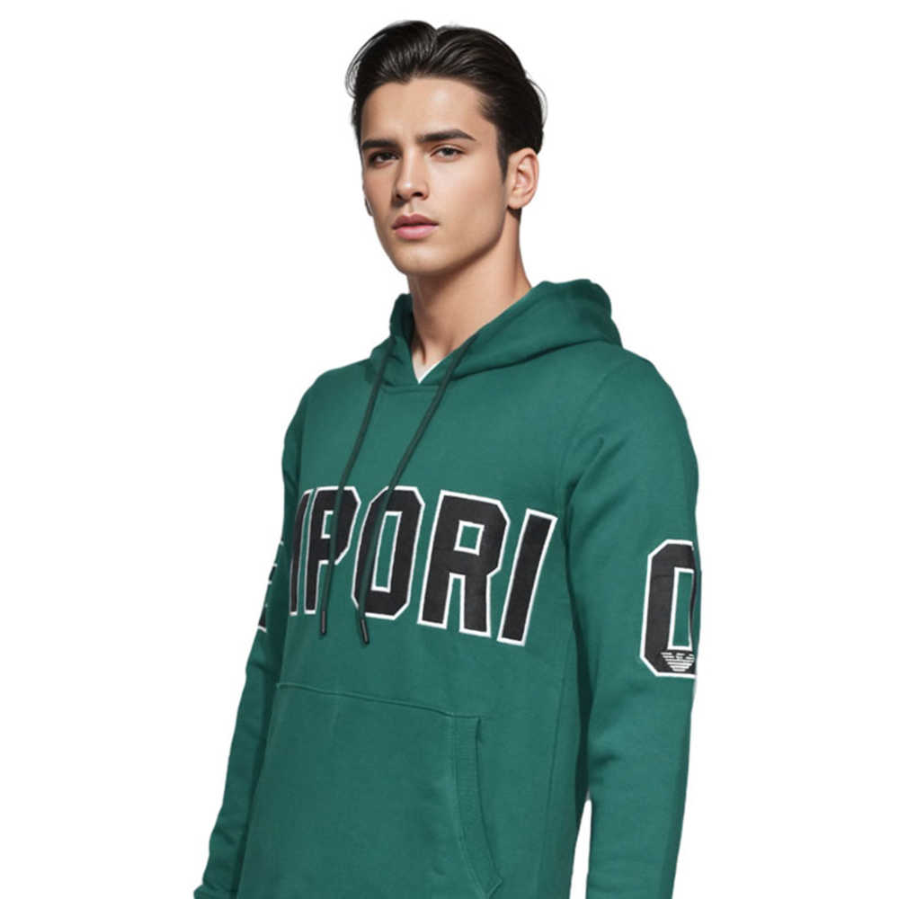 【EMPORIO ARMANI】★ Mint Hoodie ★ Amazon.com: Armani Exchange Men's Smiley Logo Patch Hooded