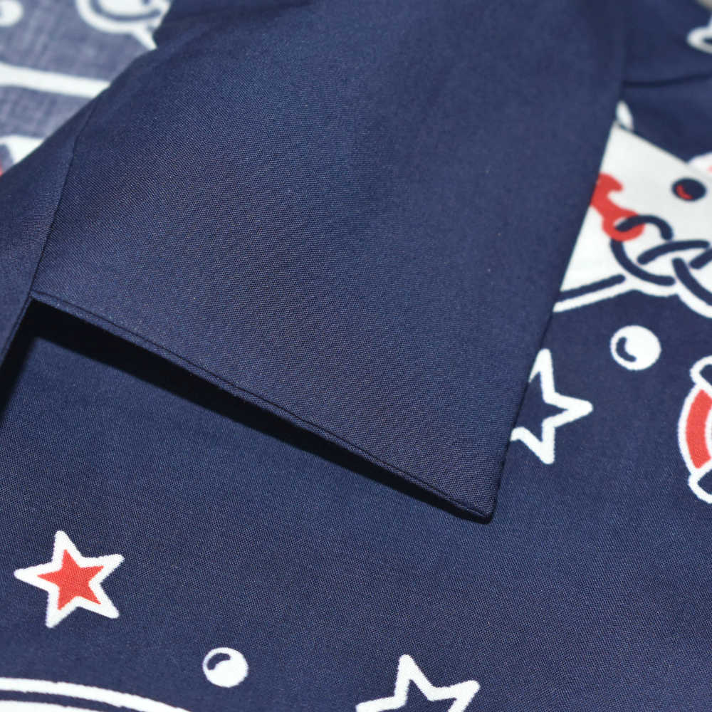 Gucci Bandana Print Red & Blue Cotton Shirt-thumb-4