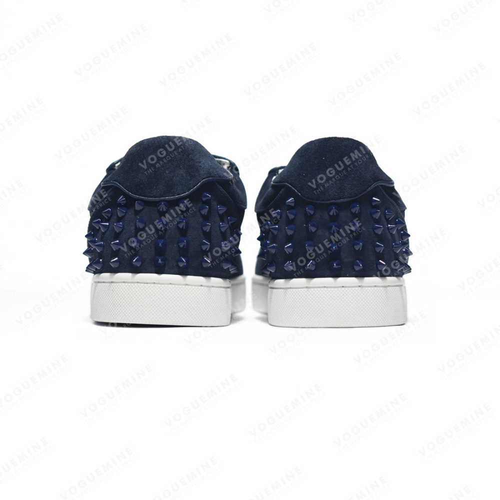 Christian Louboutin Spike Blue Premium Sneakers-4