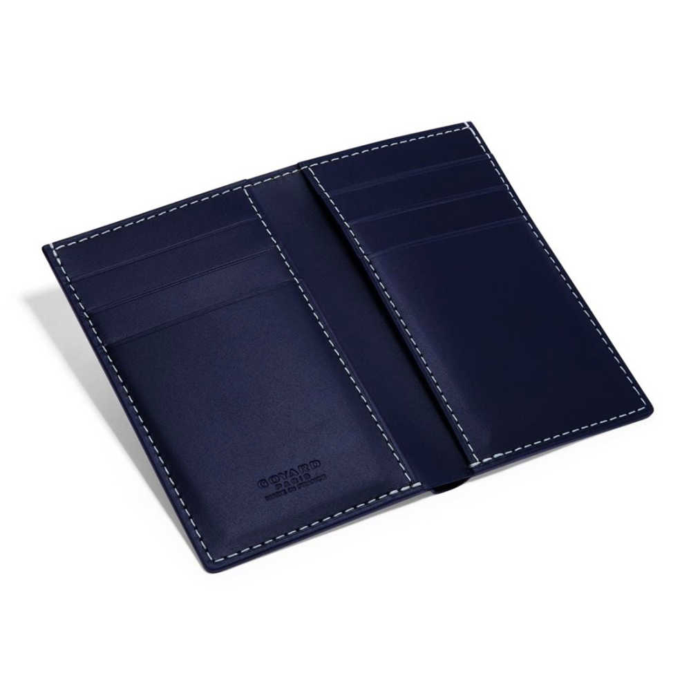 Goyard Navy Blue Premium Pocket Organiser Wallet-thumb-1