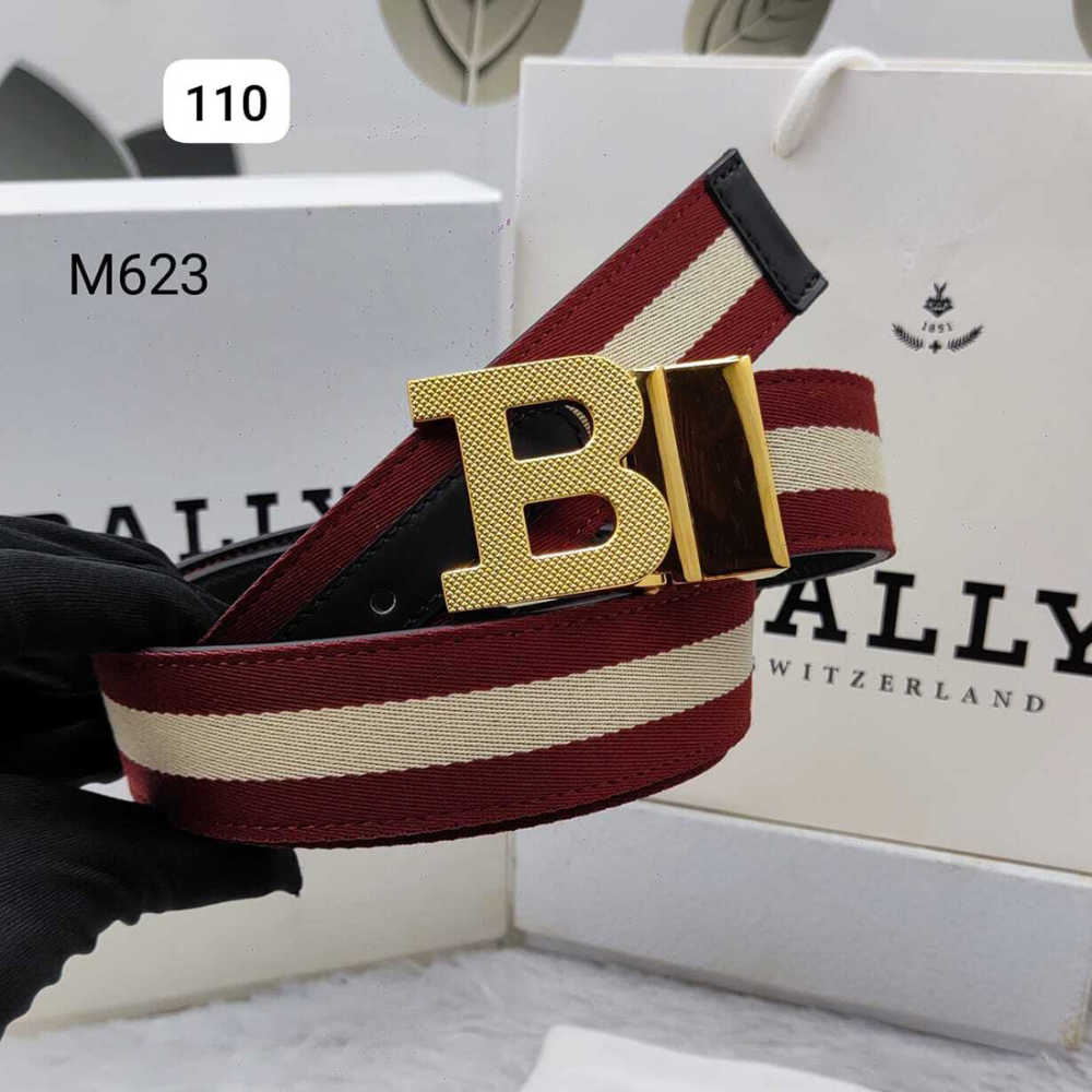 Bally Golden Premium Quality Belt-thumb-0