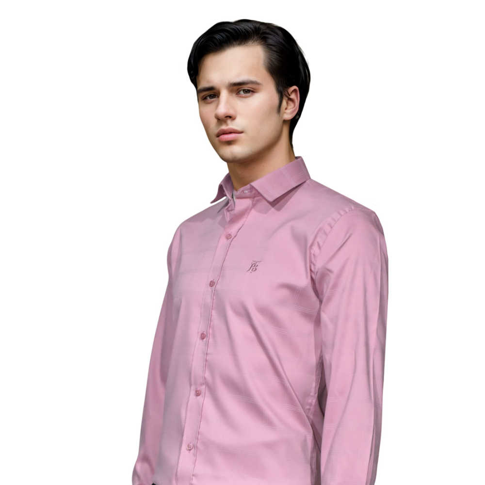 Burberry Pink Premium Quality Shirt-2