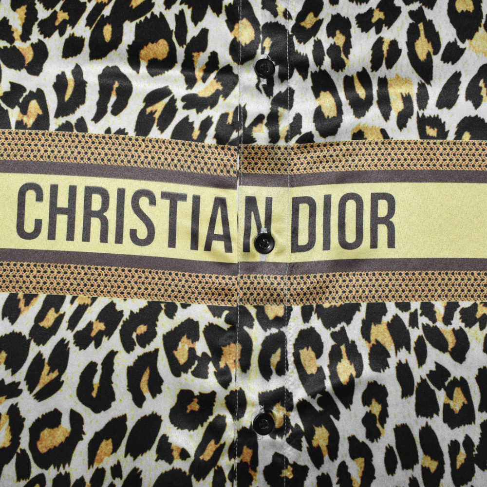 Dior Cheetah Printed Premium Quality Shirt-thumb-3