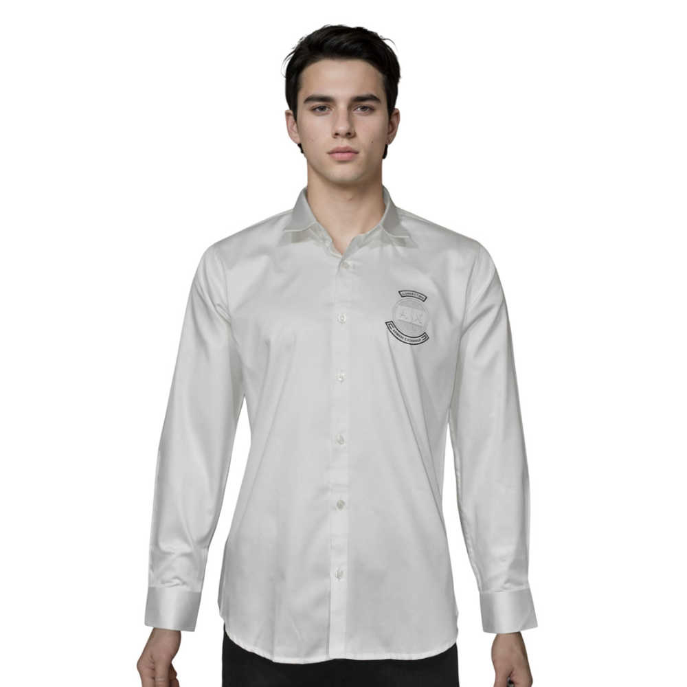 Armani Exchange White Premium Quality Shirt-thumb-6