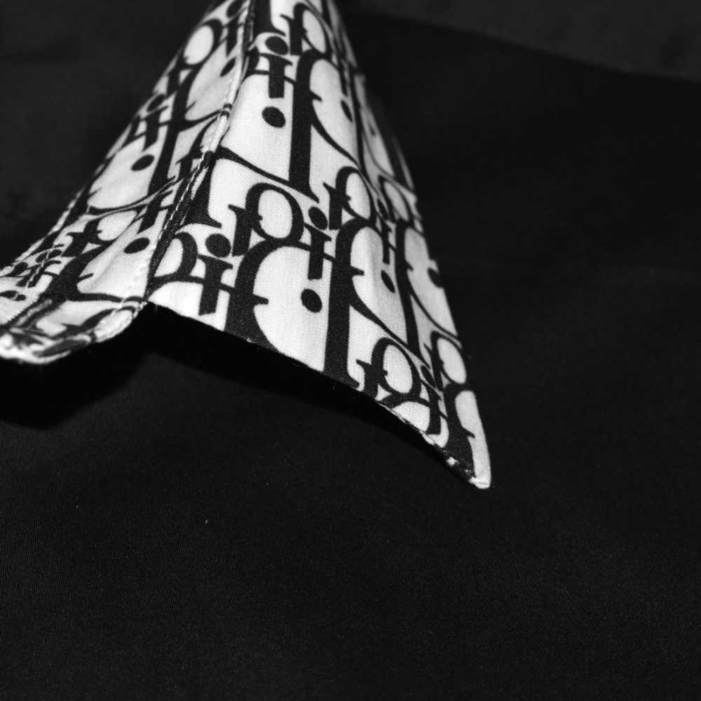 Dior Embroidered logo Black Premium Shirt-4