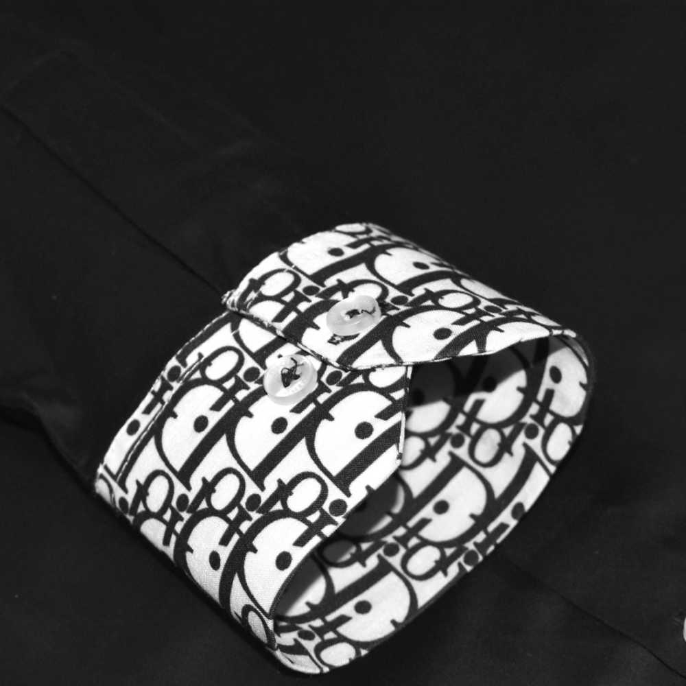 Dior Embroidered logo Black Premium Shirt-5