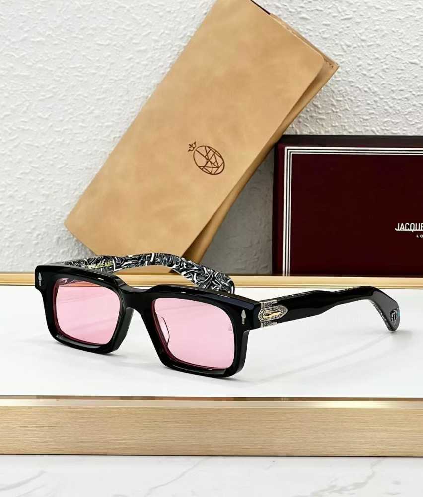 Jacques Marie Mage Black & Pink Luxury Sunglasses