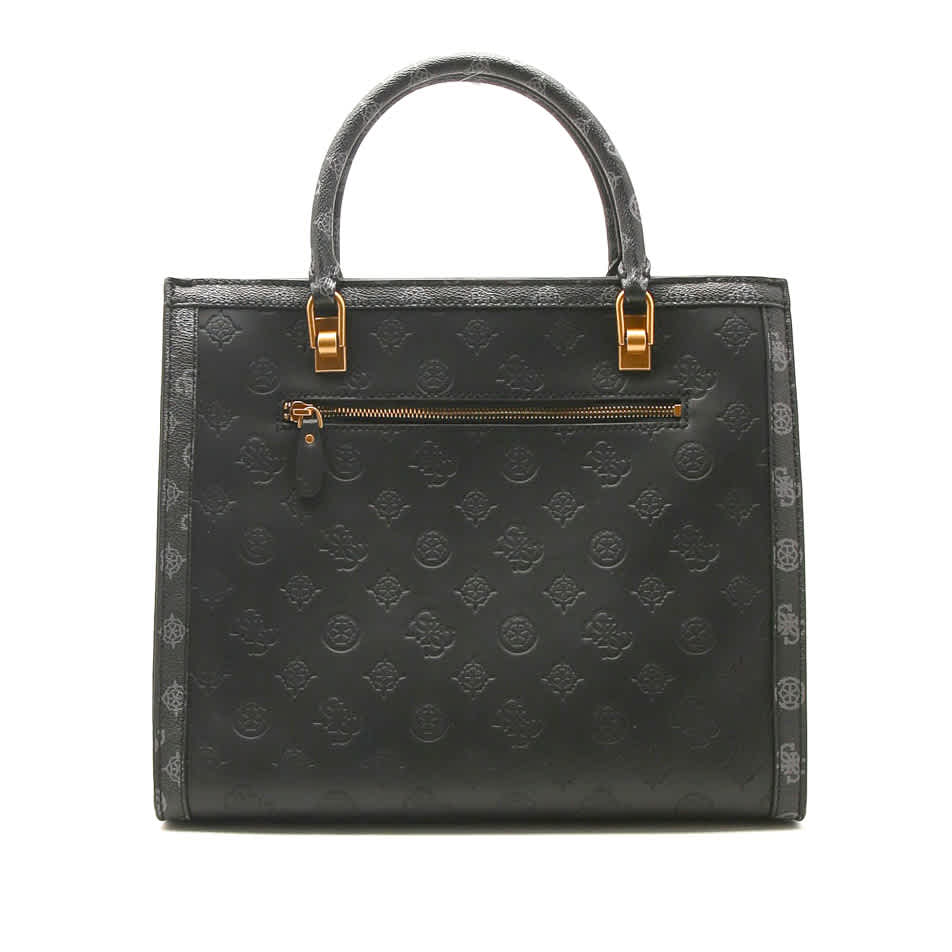 Guess Noelle Charcoal Shoulder Bag-thumb-4