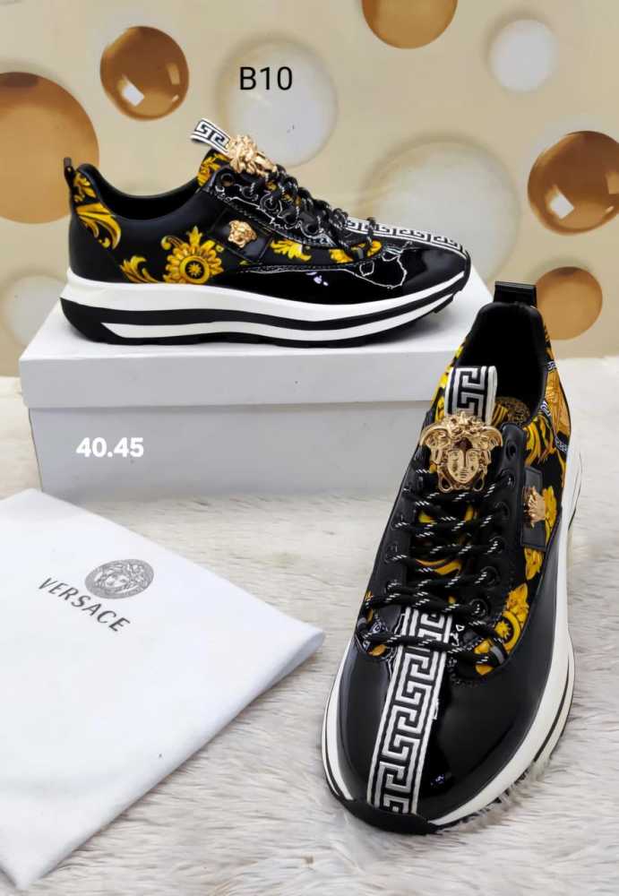 Versace Black Premium Quality Sneakers