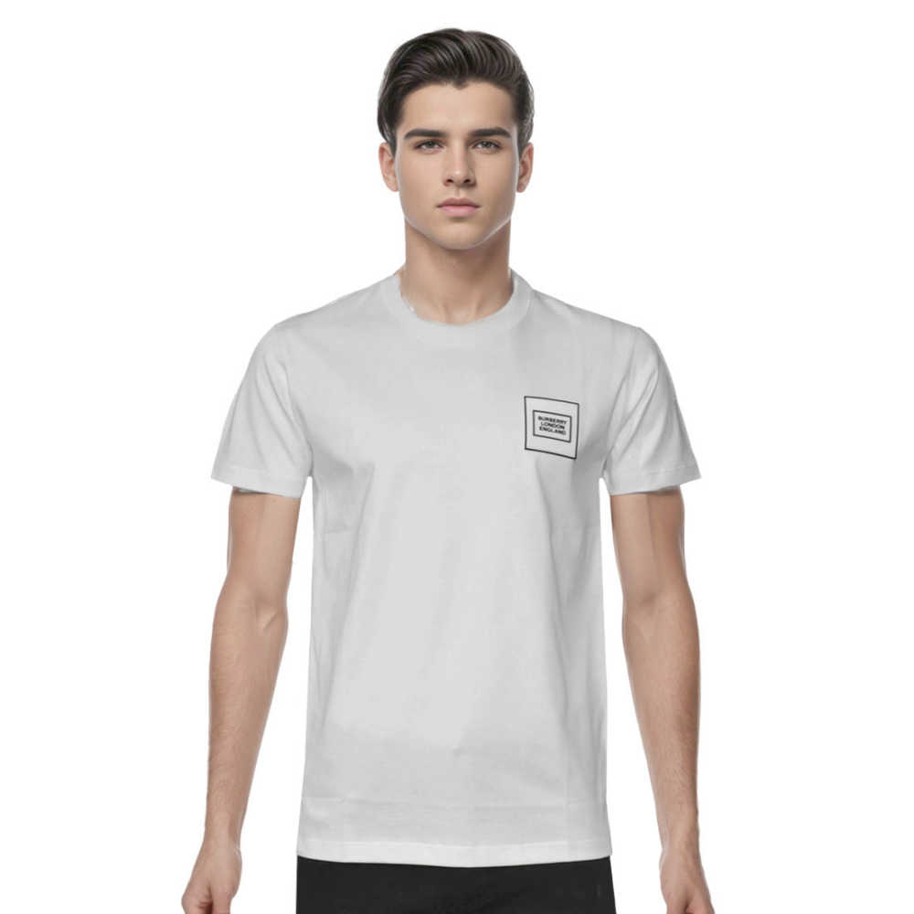 Burberry Patch White Premium Quality T-shirt