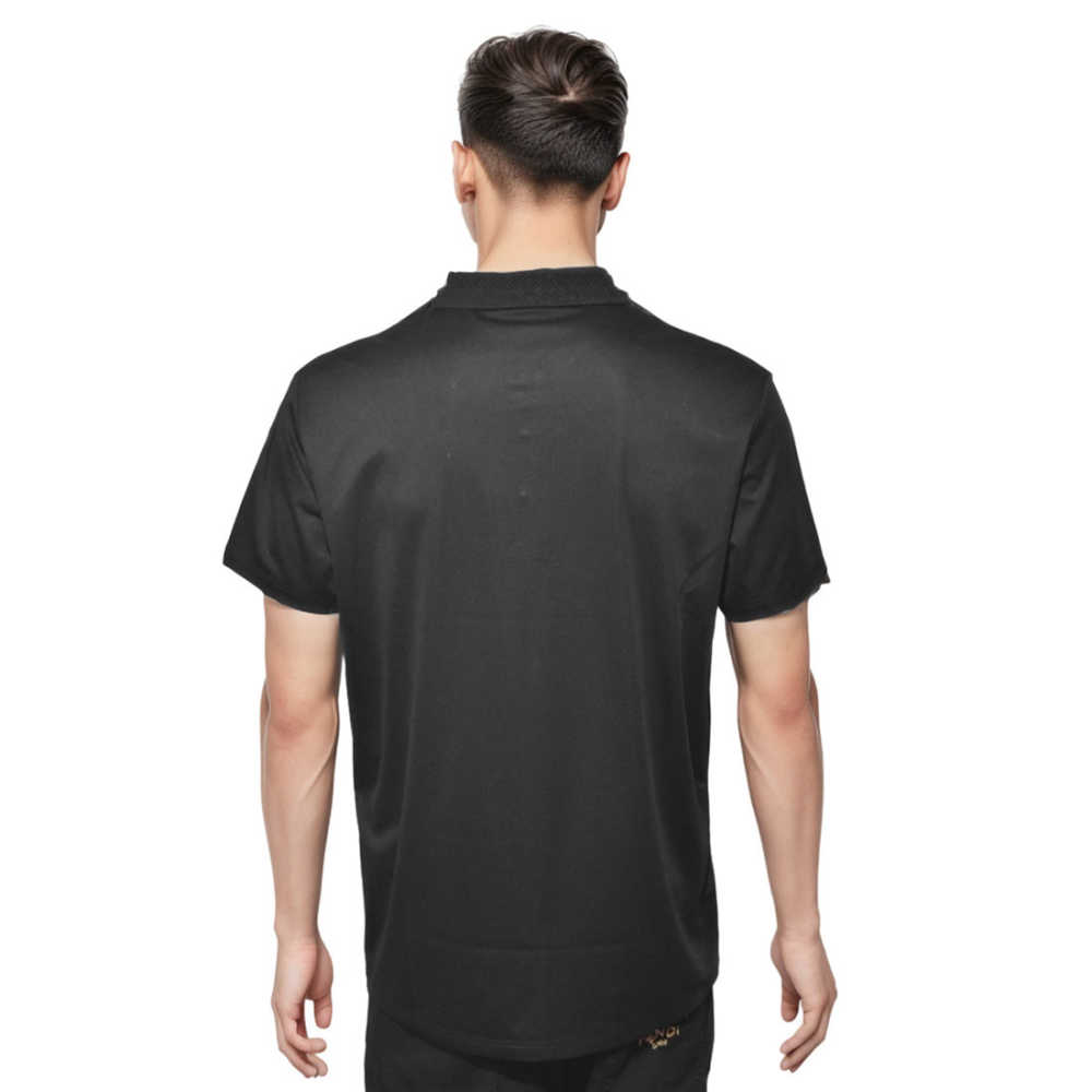 Burberry Black Premium Quality Polo Tees-1