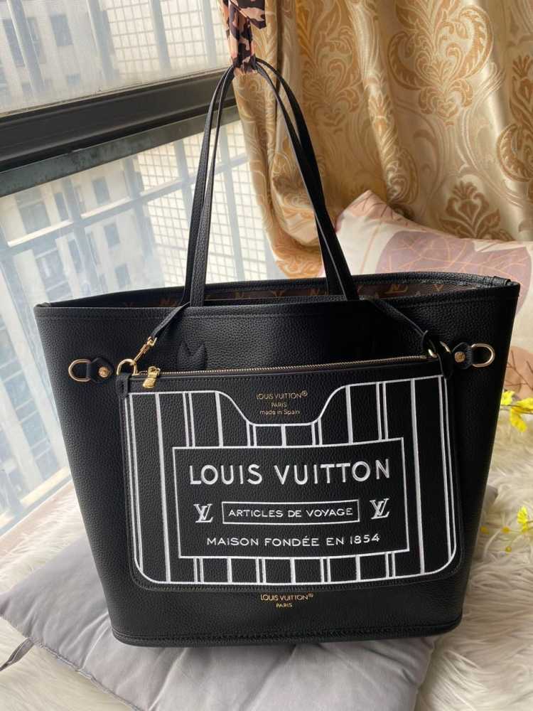 Louis Vuitton Monogram Pochette Metis East West Reversible Black Bag