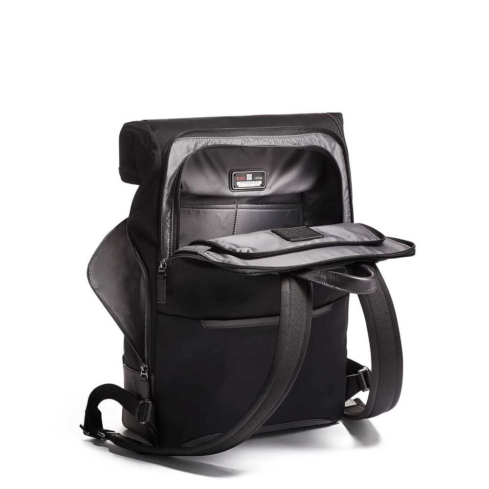 Tumi Osborn Roll Top Backpack Black-3