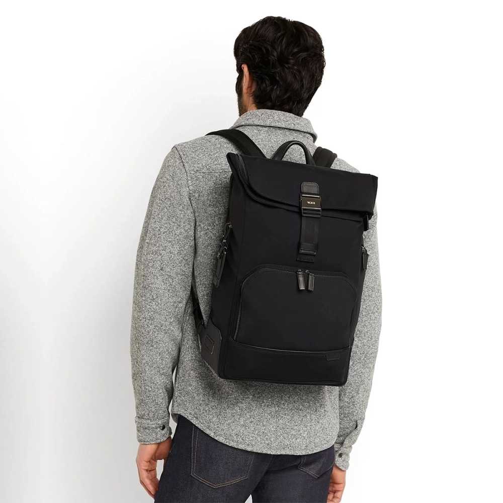 Tumi Osborn Roll Top Backpack Black-5
