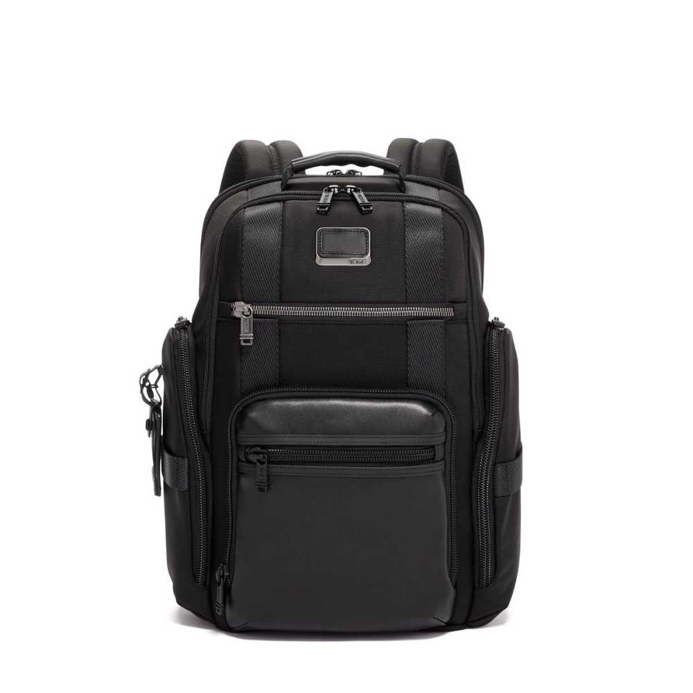 Tumi Expandable Organizer Laptop Black Bag-thumb-0