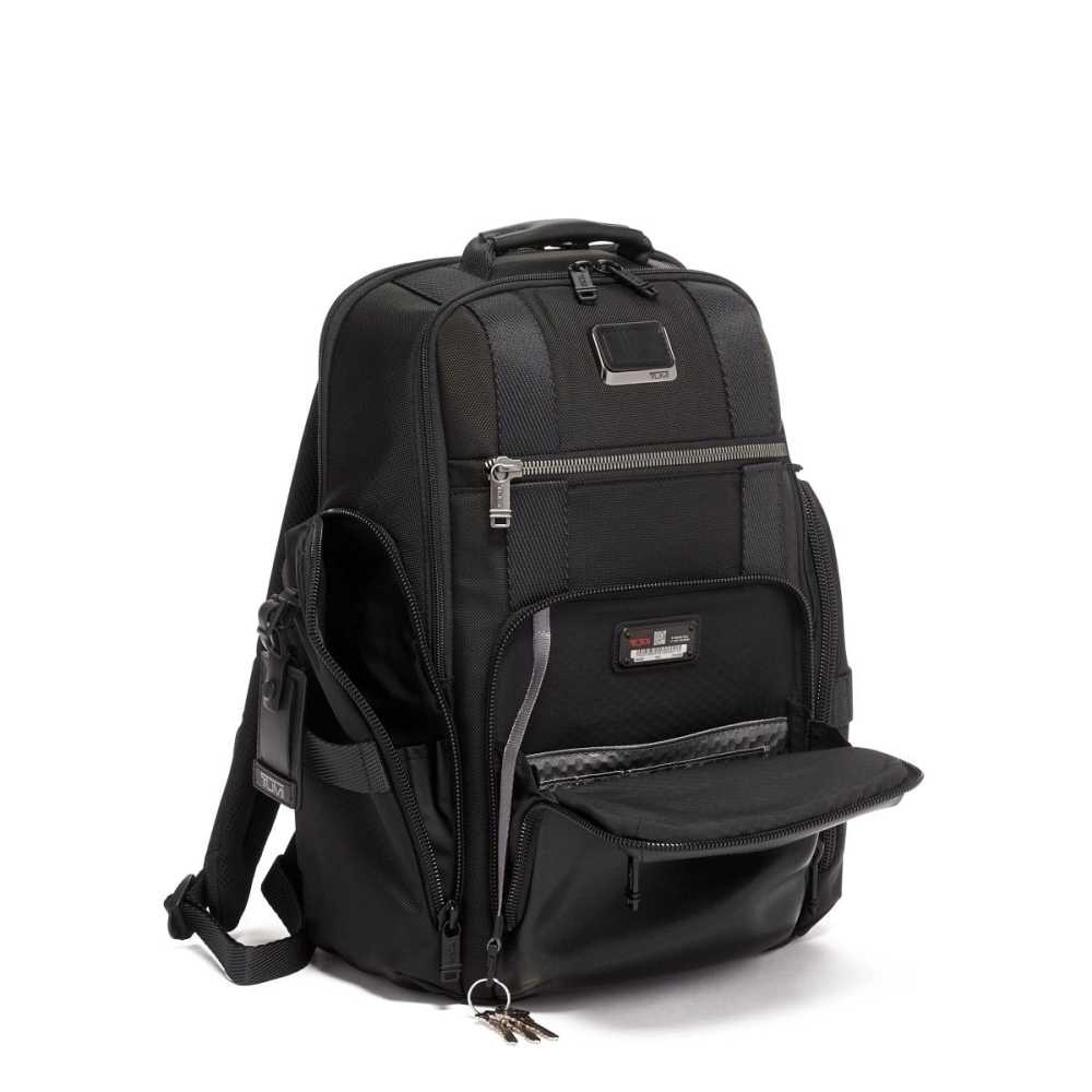 Tumi Expandable Organizer Laptop Black Bag-thumb-4