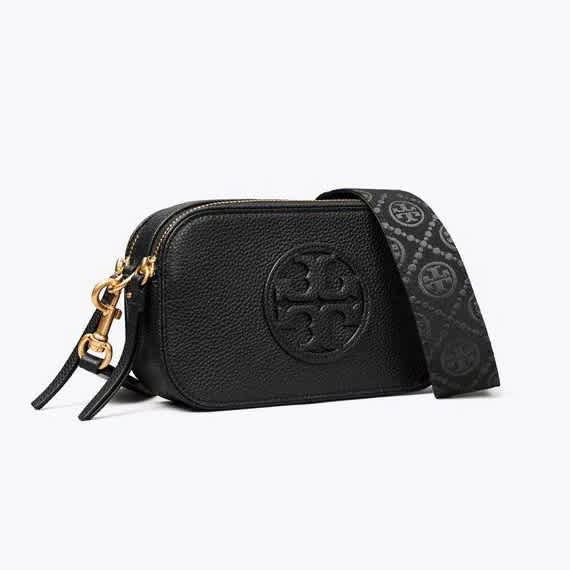Tory Burch Mini Miller Black Crossbody Bag-thumb-0