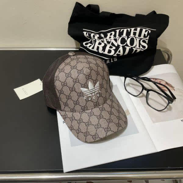 Gucci x Adidas Brown Premium Cap-2